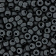 Miyuki seed beads 8/0 - Matted metallic slate 8-2065